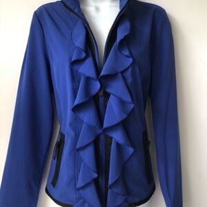 Chico's Ruffle Front Jacket